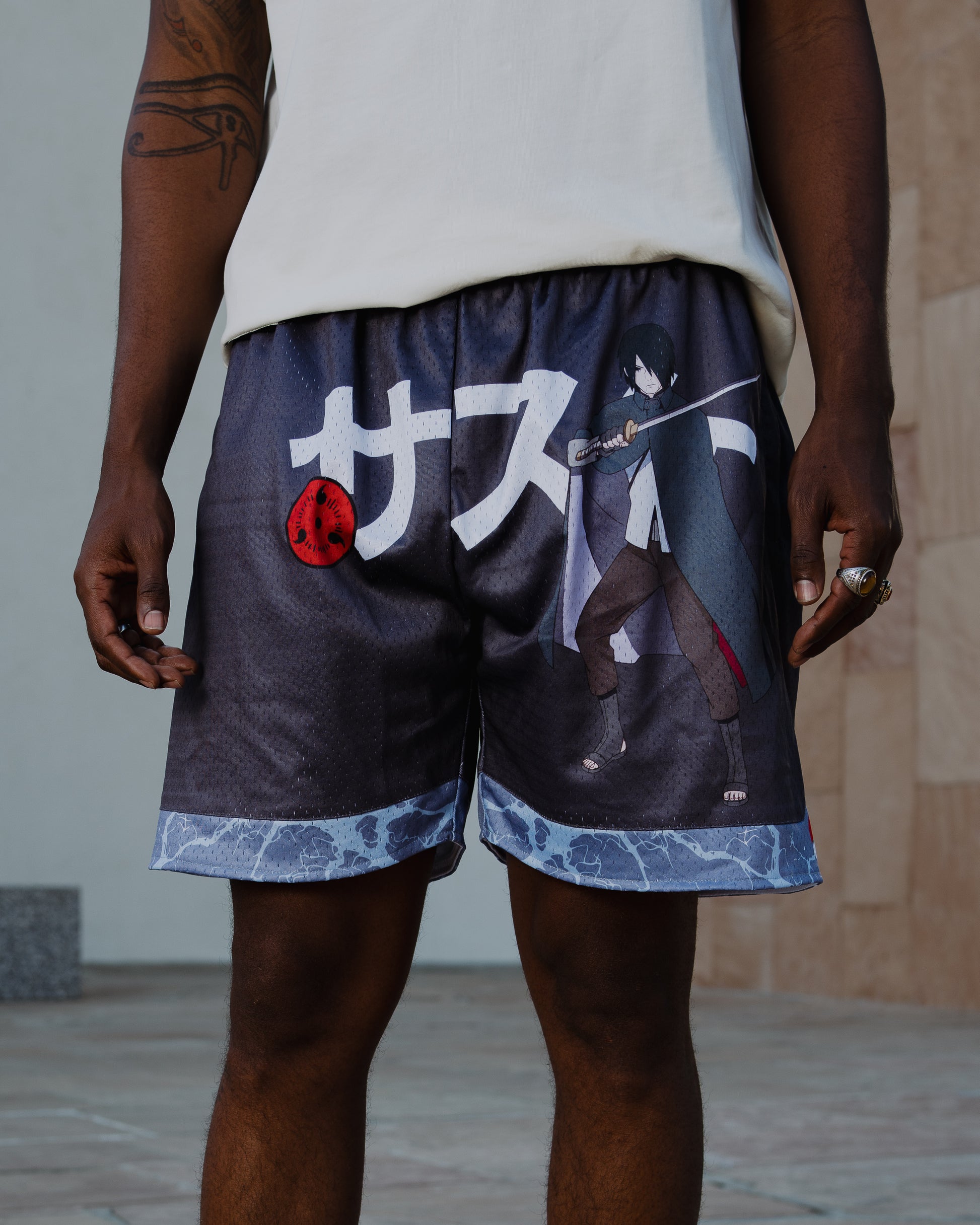 Chidori Sasuke Shorts